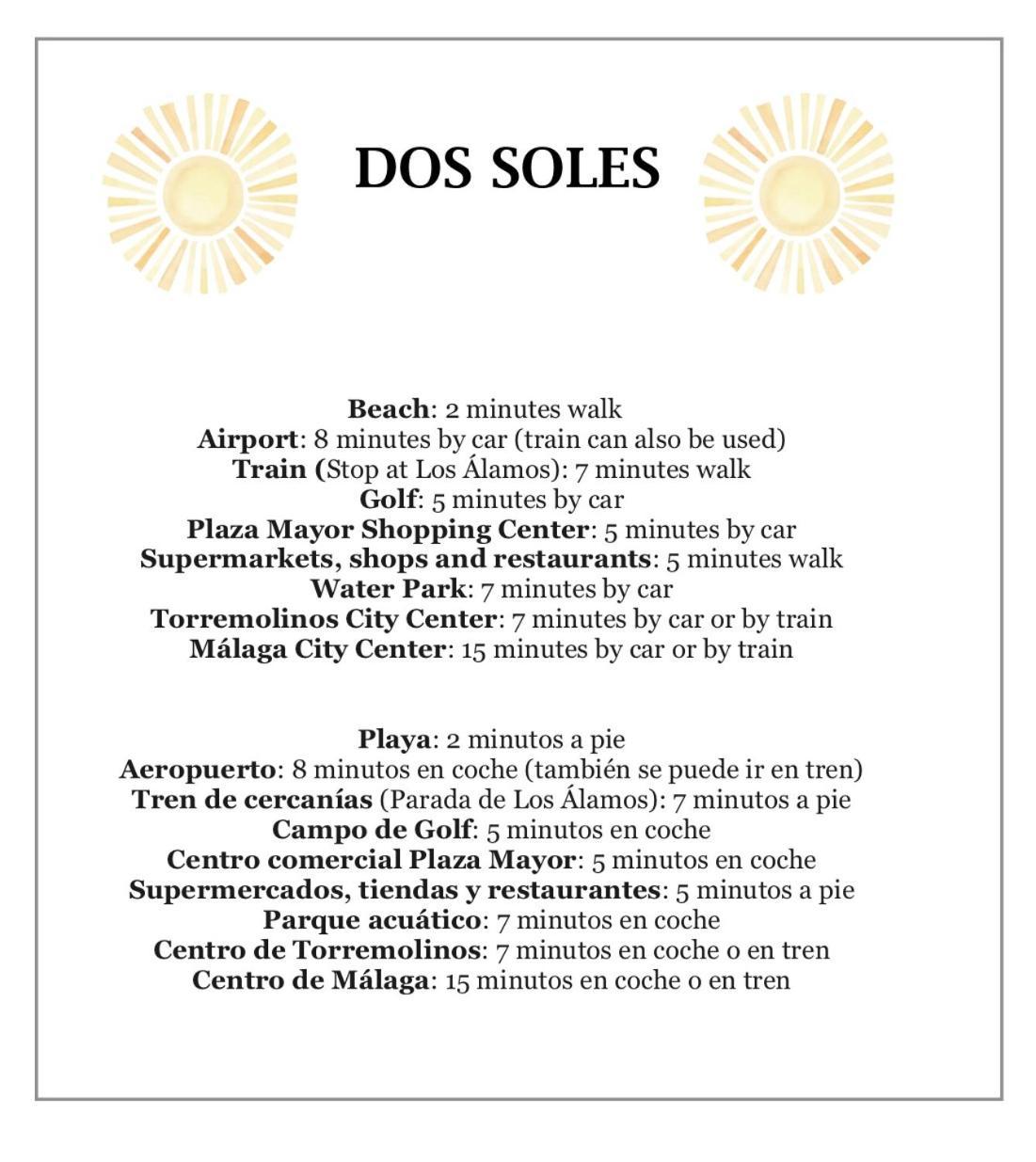 Dos Soles - Only 100 Meters From Beach Torremolinos Buitenkant foto